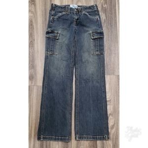 VINTAGE! 90s OLD NAVY CARGO JEANS!